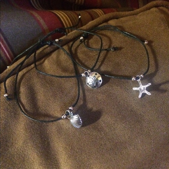 Adjustable anklets / bracelets - Picture 2 of 3